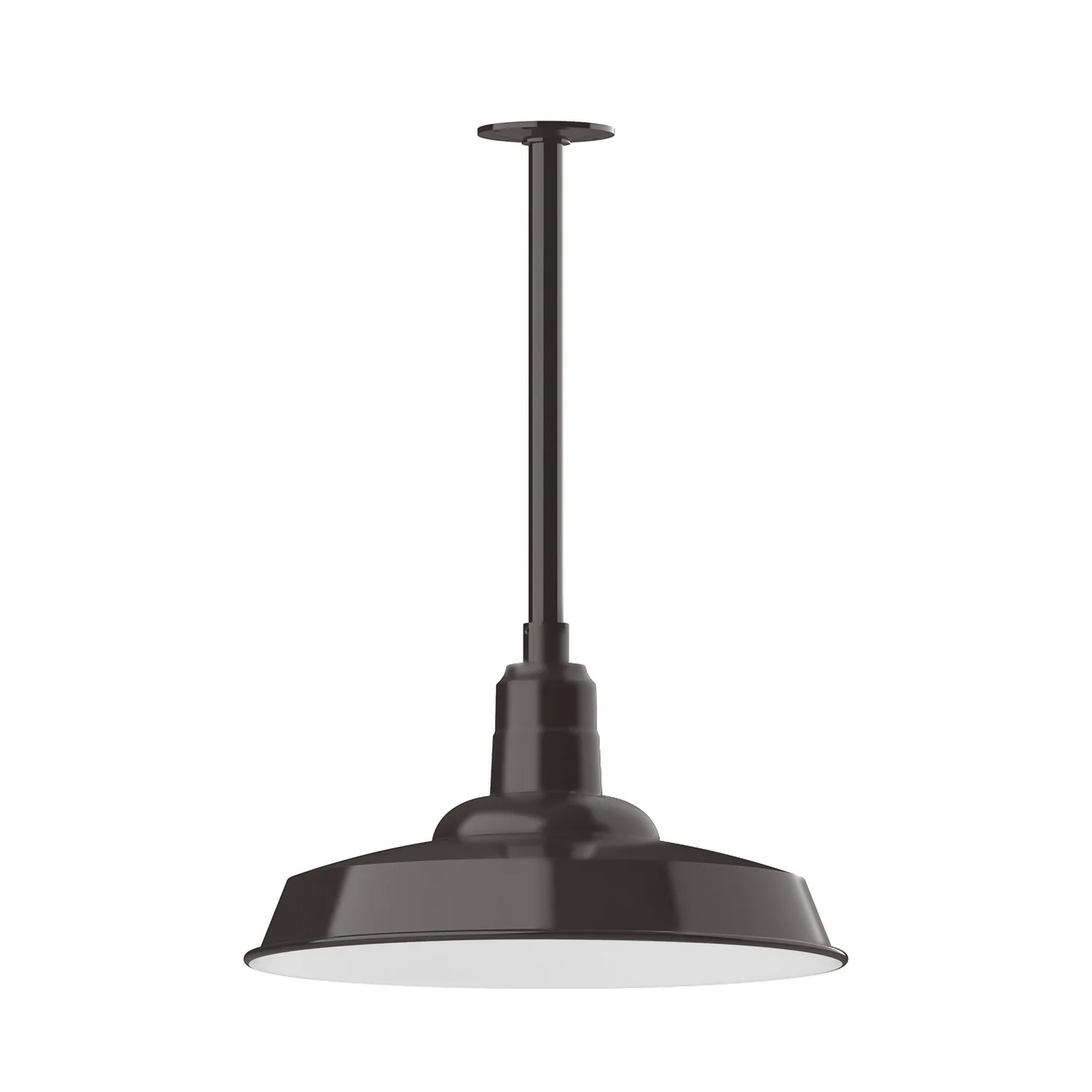 Warehouse One Light Pendant in Architectural Bronze