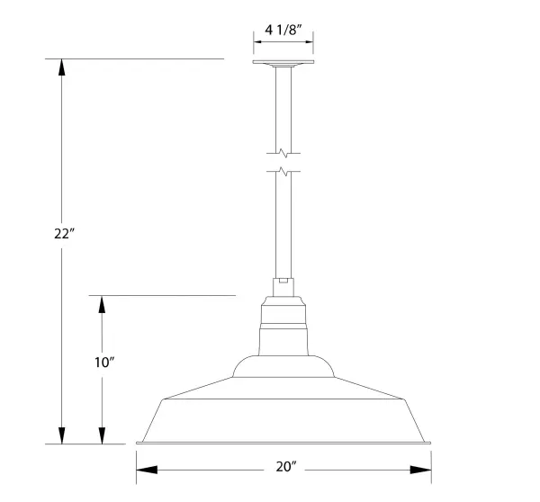 The Pendant Stem Mount by Montclair Light Works - Image 2