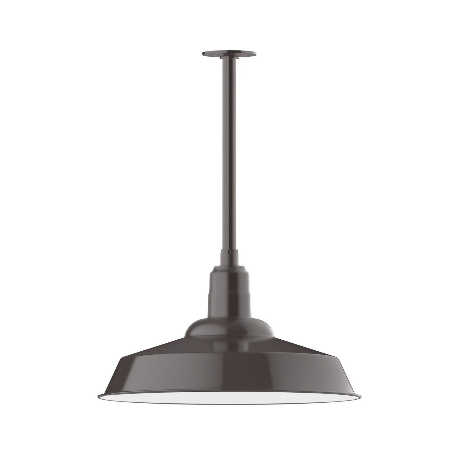 Warehouse One Light Pendant in Architectural Bronze