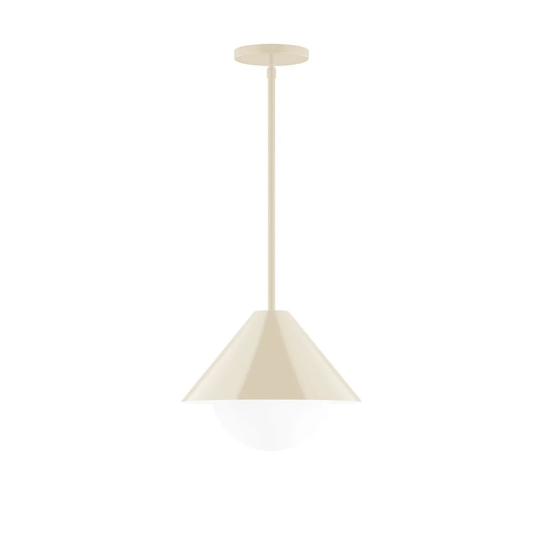 Pinnacle One Light Pendant in Cream