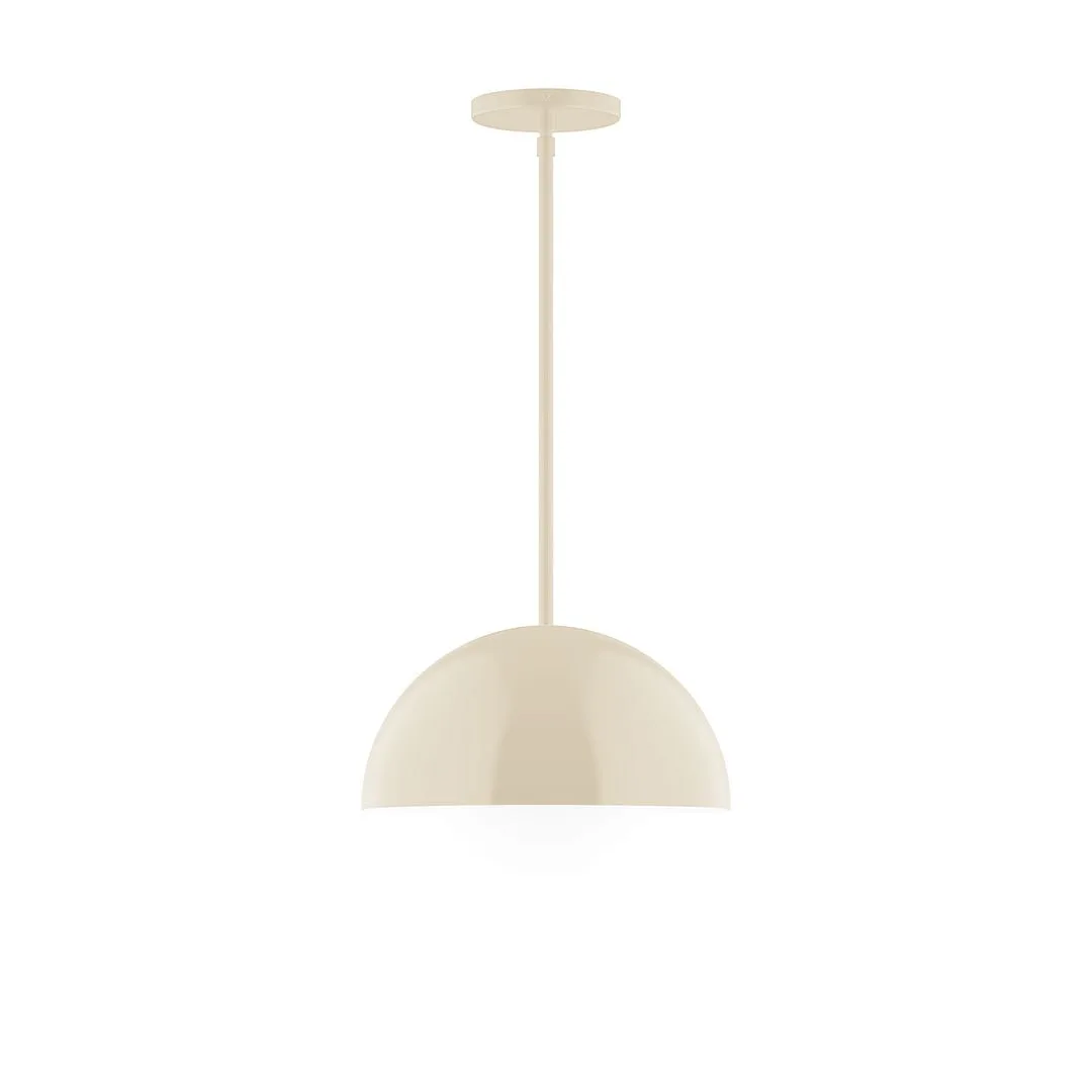 Arcade One Light Pendant in Cream