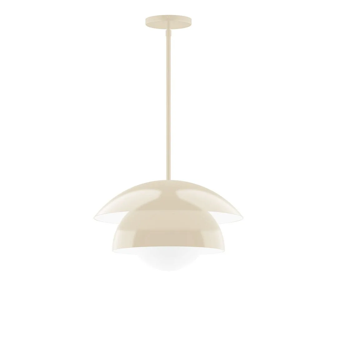 Nest One Light Pendant in Cream