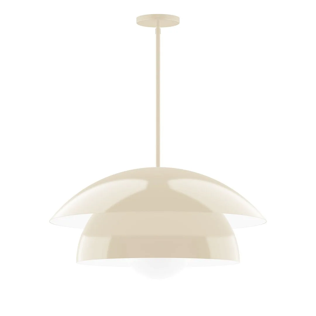 Nest One Light Pendant in Cream