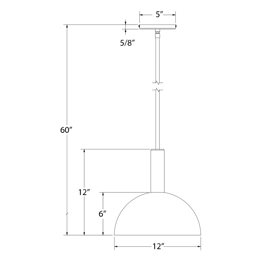 The Pendant Stem Mount by Montclair Light Works - Image 2