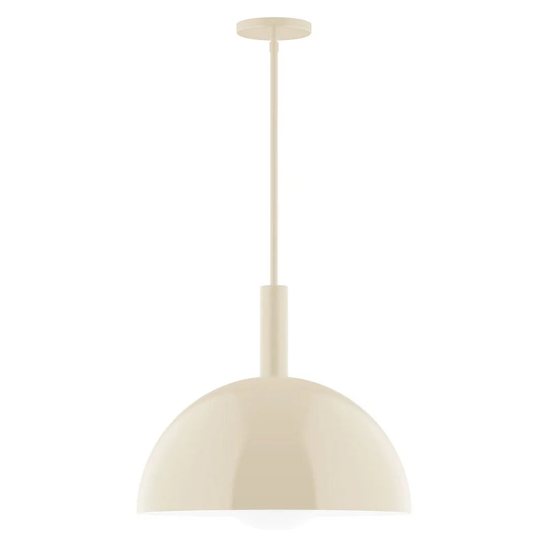 Ray One Light Pendant in Cream