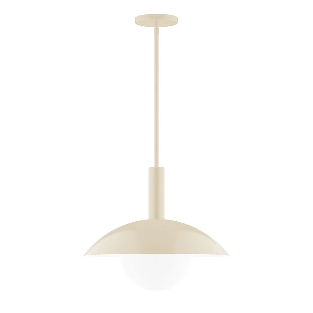 Glow One Light Pendant in Cream