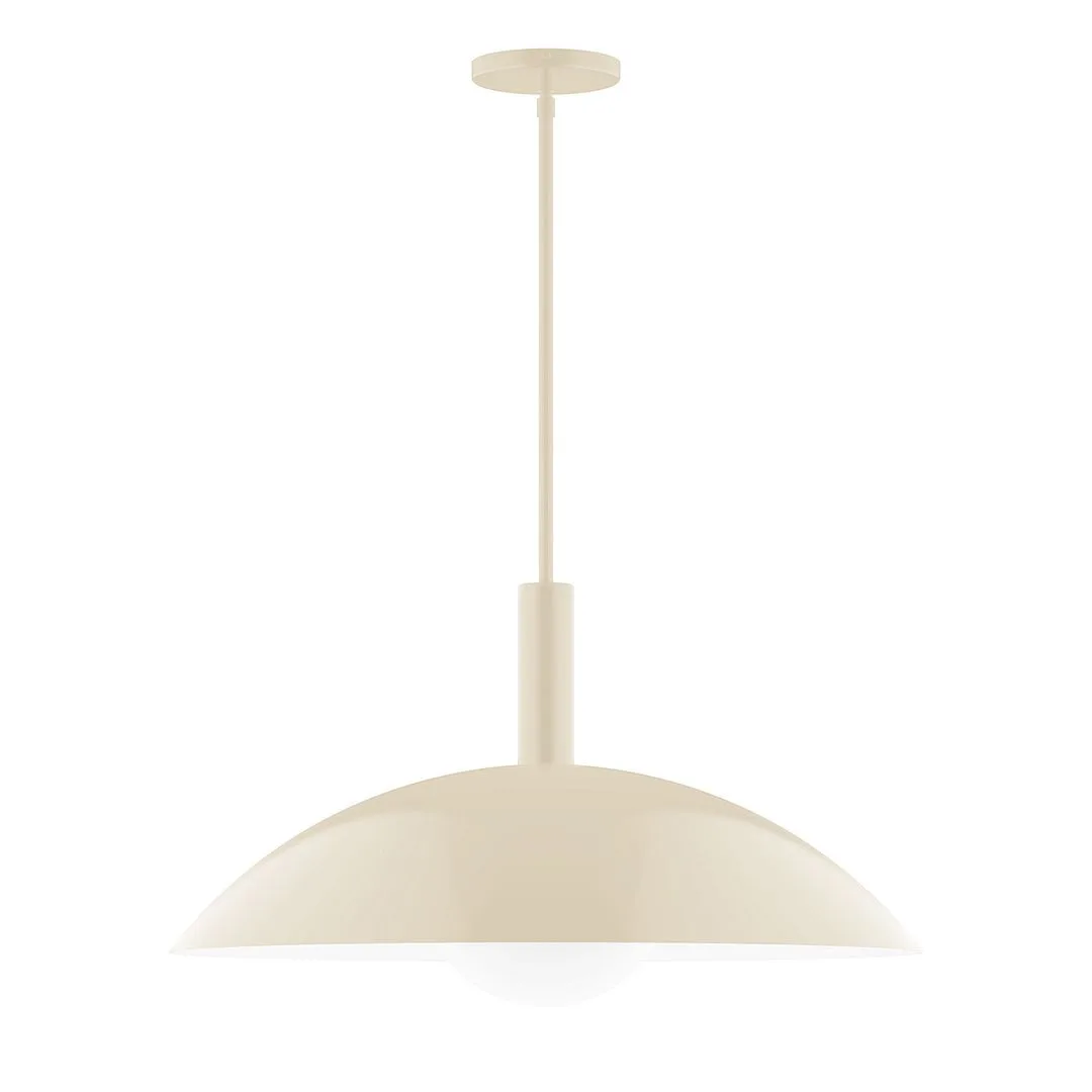 Glow One Light Pendant in Cream