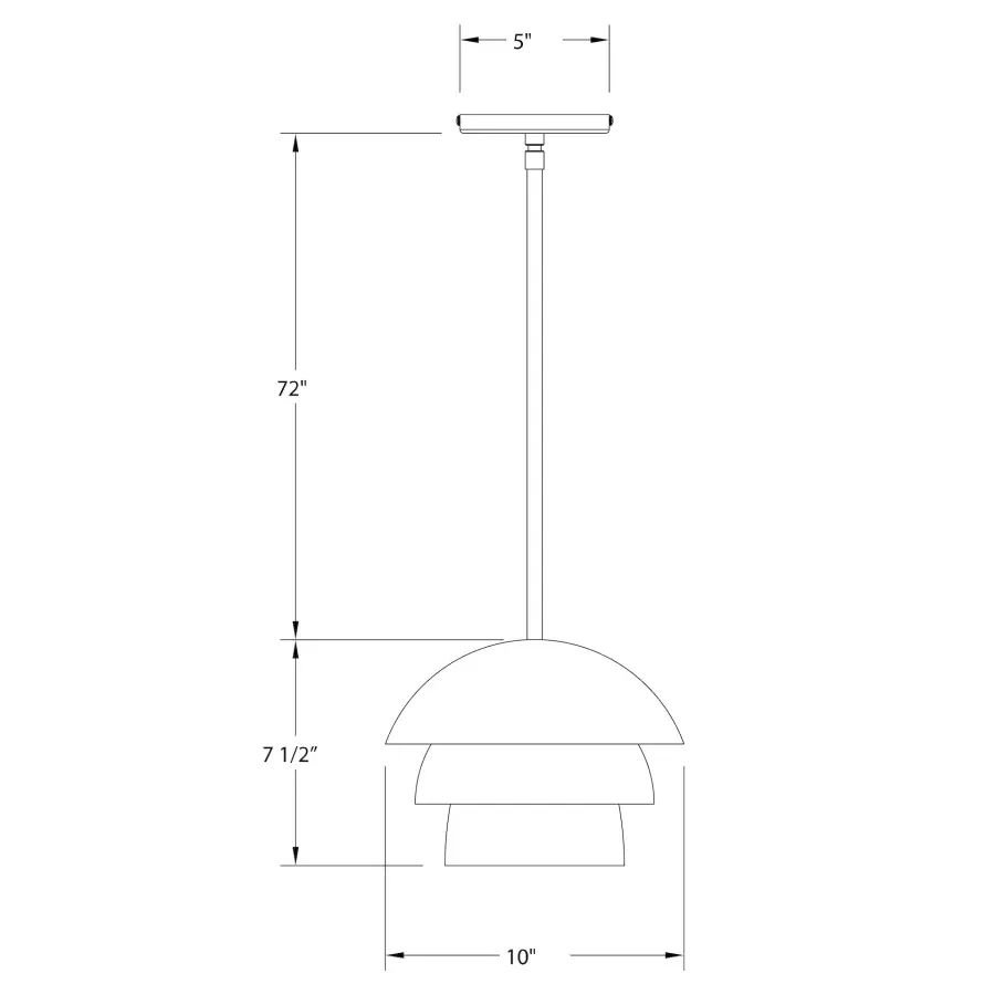 The Pendant Stem Mount by Montclair Light Works - Image 2