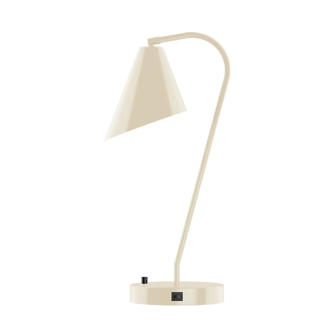 Jasmine One Light Table Lamp in Cream