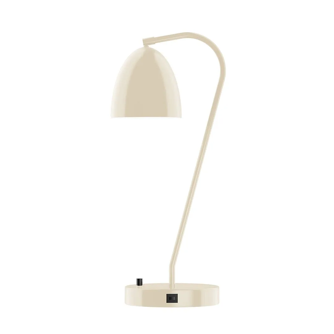 Jill One Light Table Lamp in Cream