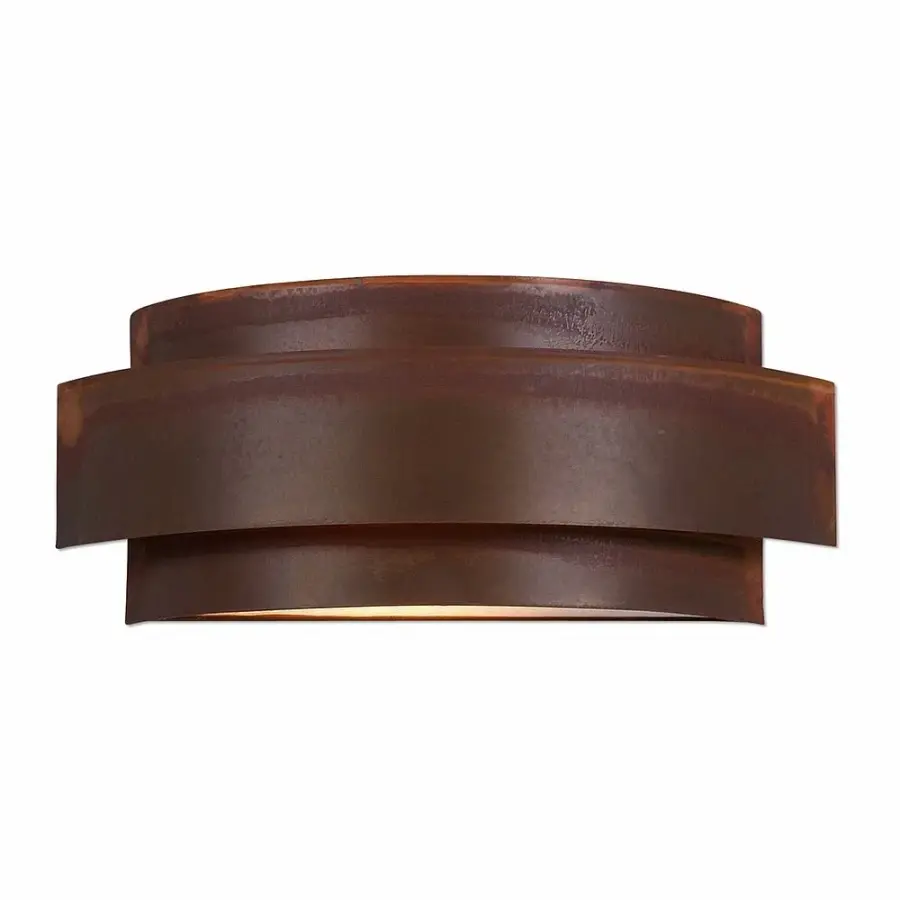Northridge Rustic Plain Two Light Wall Sconce