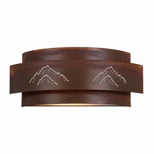 Northridge Mountain Cutout Two Light Wall Sconce