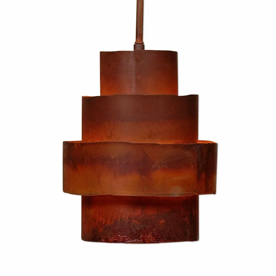 Ridgemont One Light Pendant in Rust Patina