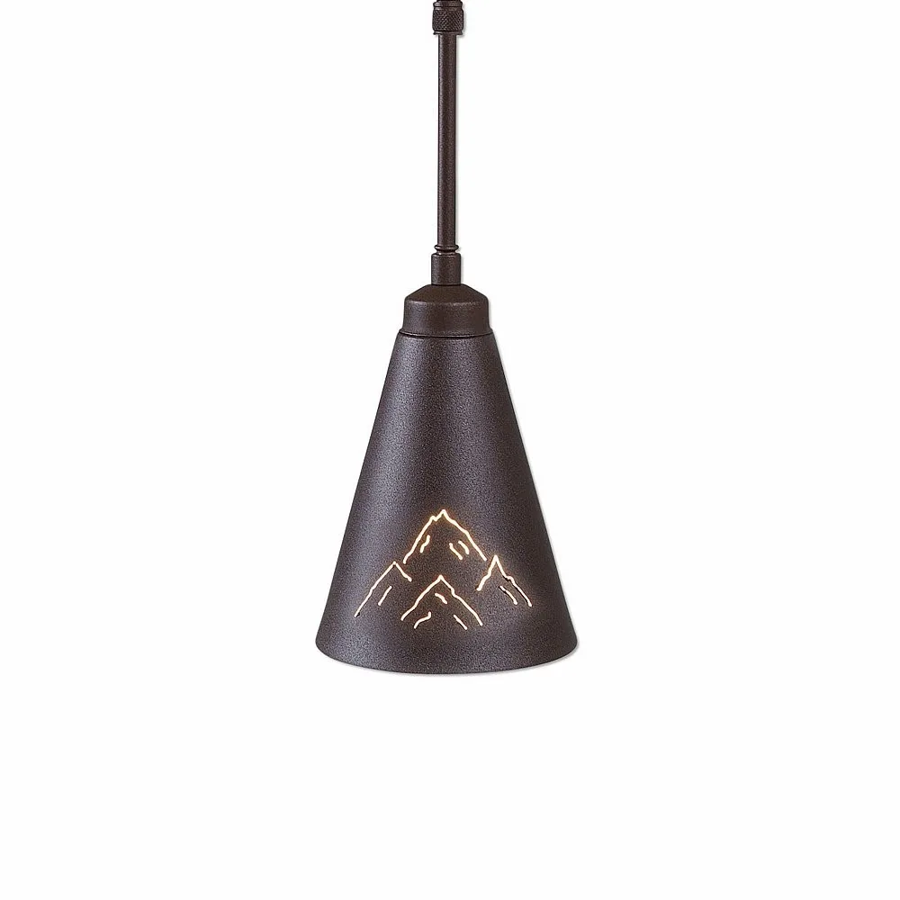 Canyon Rustic Brown One Light Pendant in Rustic Brown
