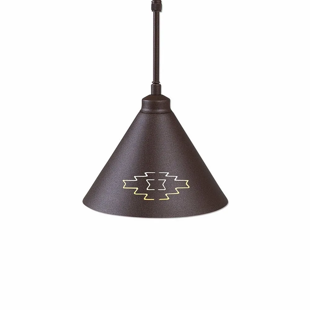 Canyon Rustic Brown One Light Pendant in Rustic Brown