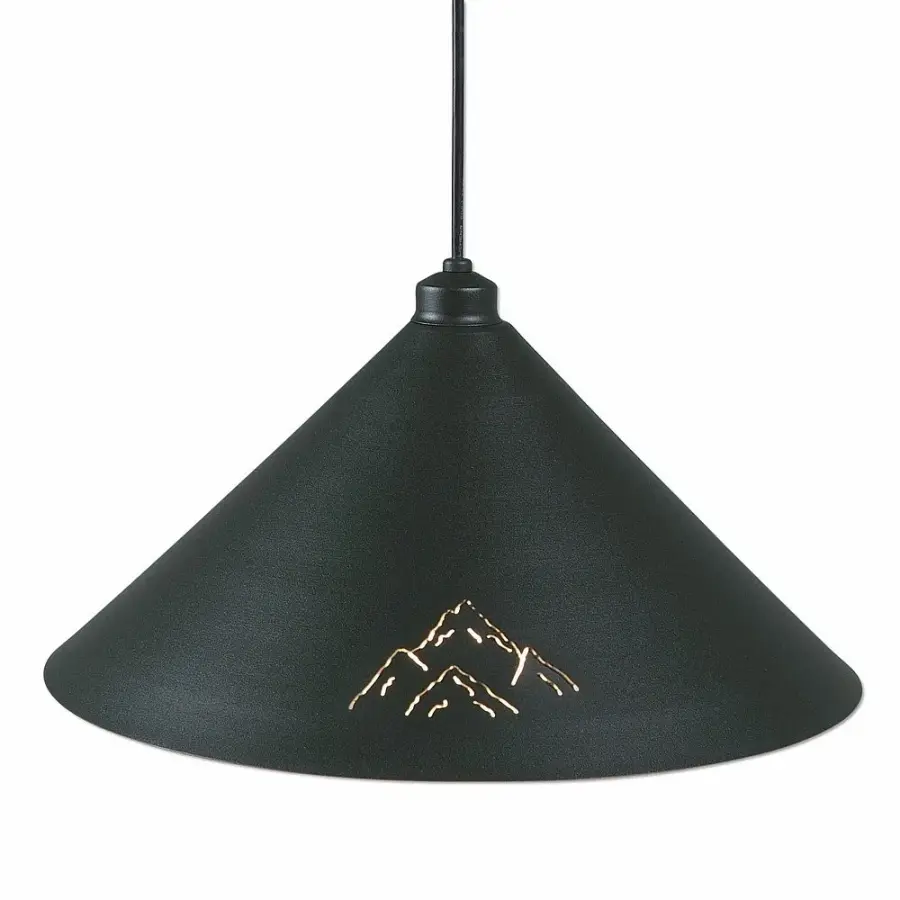 Canyon Black Iron Mountain Pendant Light