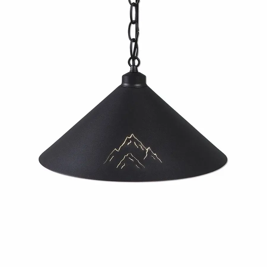 Canyon Black Iron Mountain Pendant Light