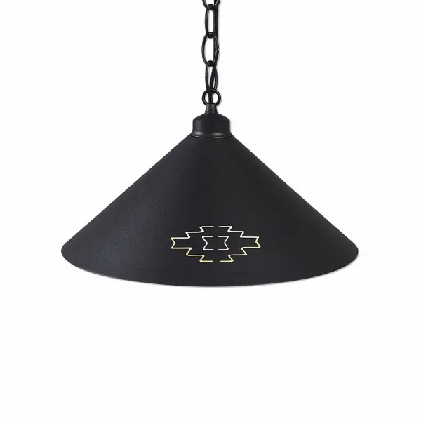Canyon Black Iron Pueblo Art Pendant Light
