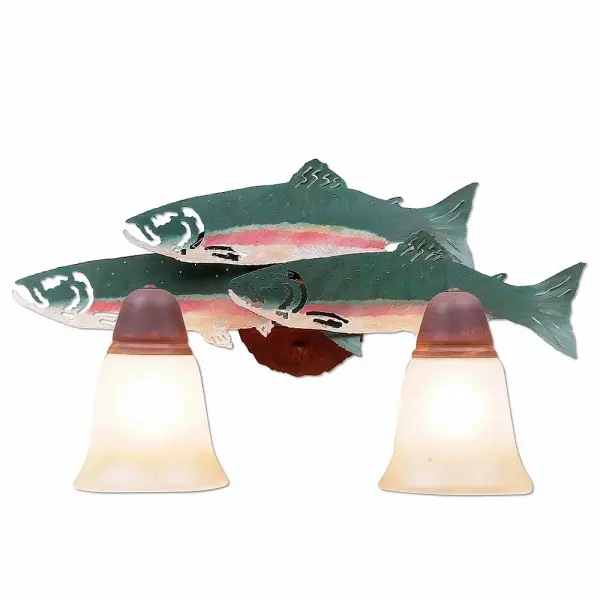 Crestline Trout Two Light Bath Vanity Light