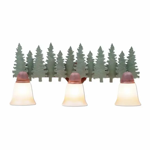 Crestline Pine Tree 3-Light Bath Vanity Light