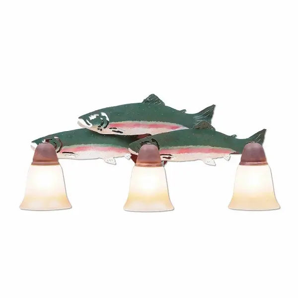 Crestline Trout Three Light Bath Vanity Light