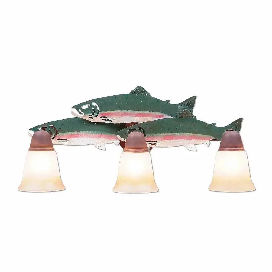 Crestline Trout Three Light Bath Vanity Light