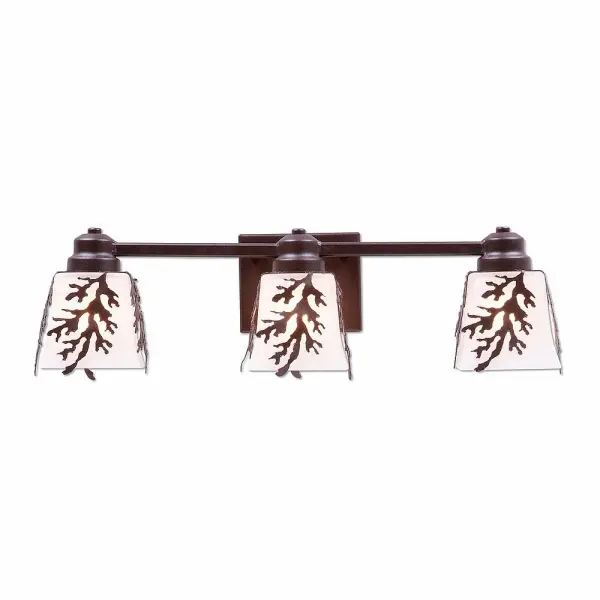 Woodland Cedar Bough 3-Light Bath Vanity Light