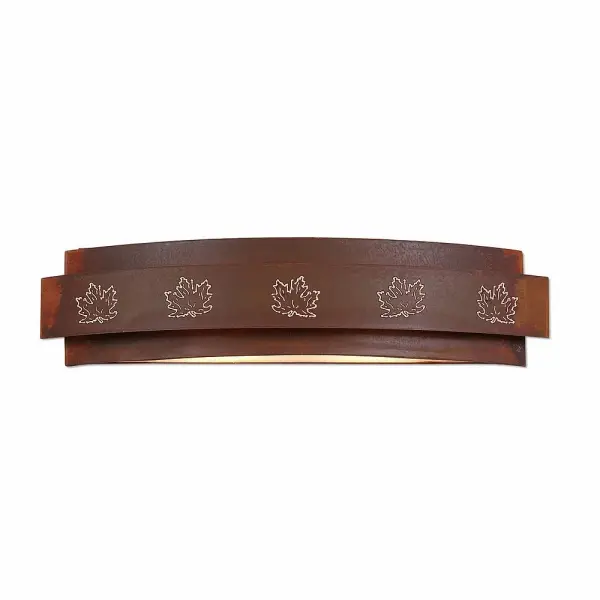 Northridge Maple Cutout Four Light Bath Vanity Light
