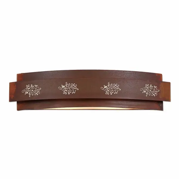 Northridge Cedar Bough Cutout Four Light Bath Vanity Light