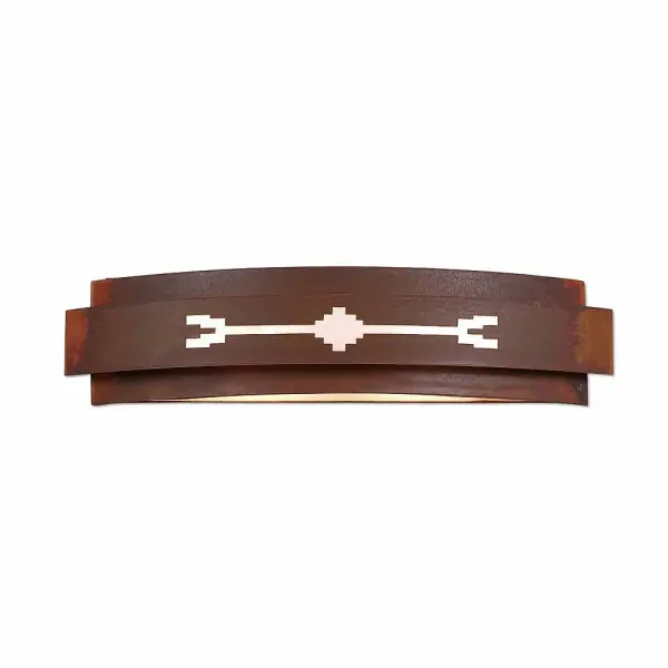 Northridge-Del Rio Four Light Bath Vanity Light in Rust Patina