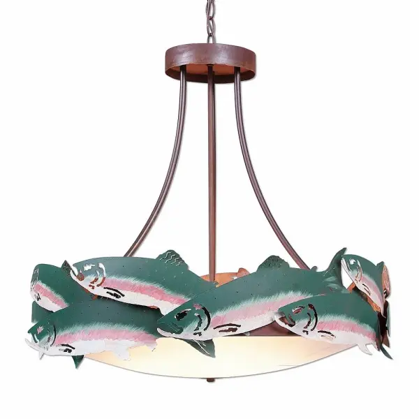 Crestline-Trout Seven Light Chandelier