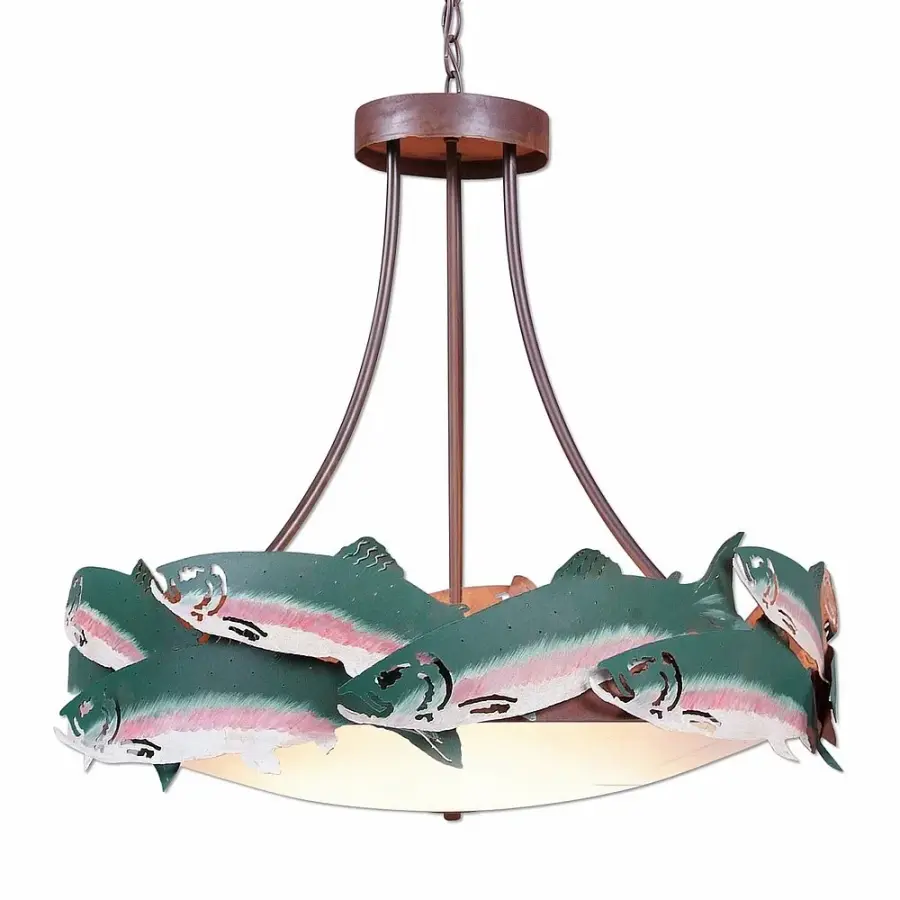 Crestline-Trout Seven Light Chandelier