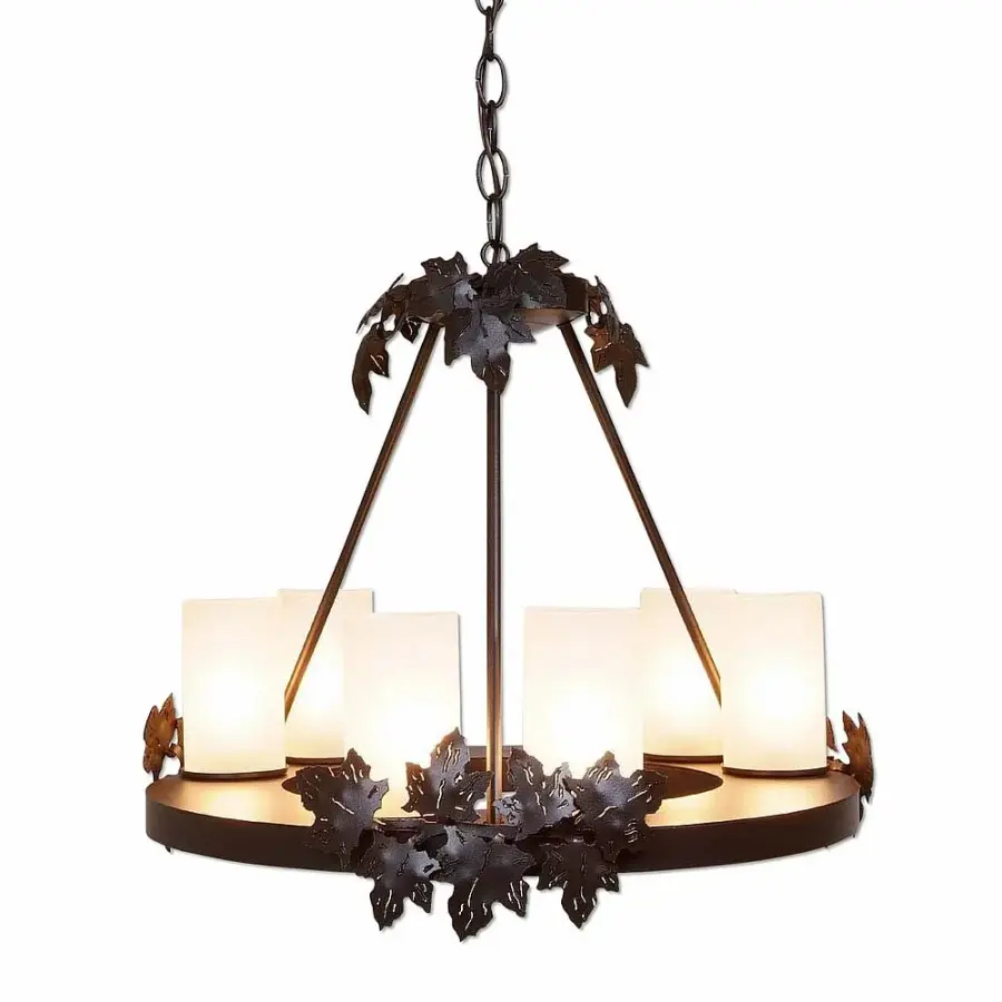 Wisley Maple Leaf Six-Light Chandelier