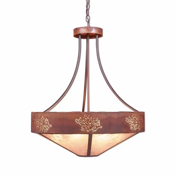 Ridgemont Cedar Bough Cutout Seven Light Chandelier