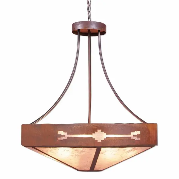 Ridgemont-Del Rio Seven Light Chandelier in Rust Patina