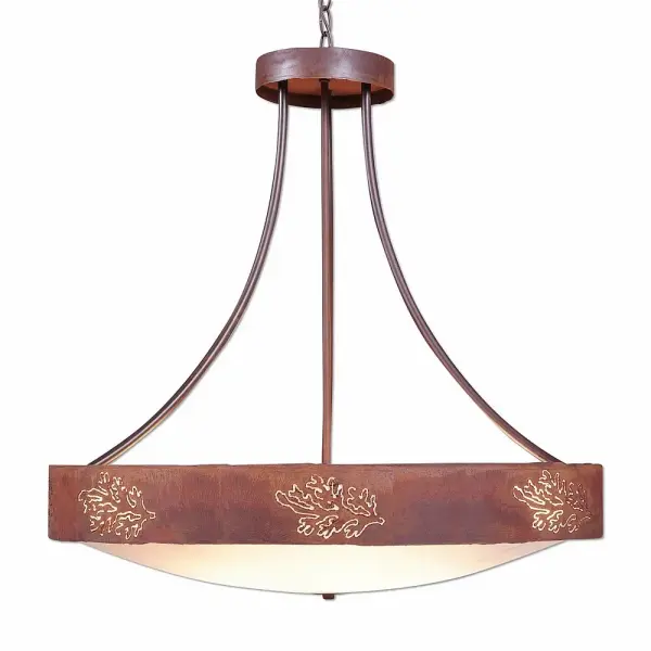 Ridgemont Cedar Bough Cutout Seven Light Chandelier