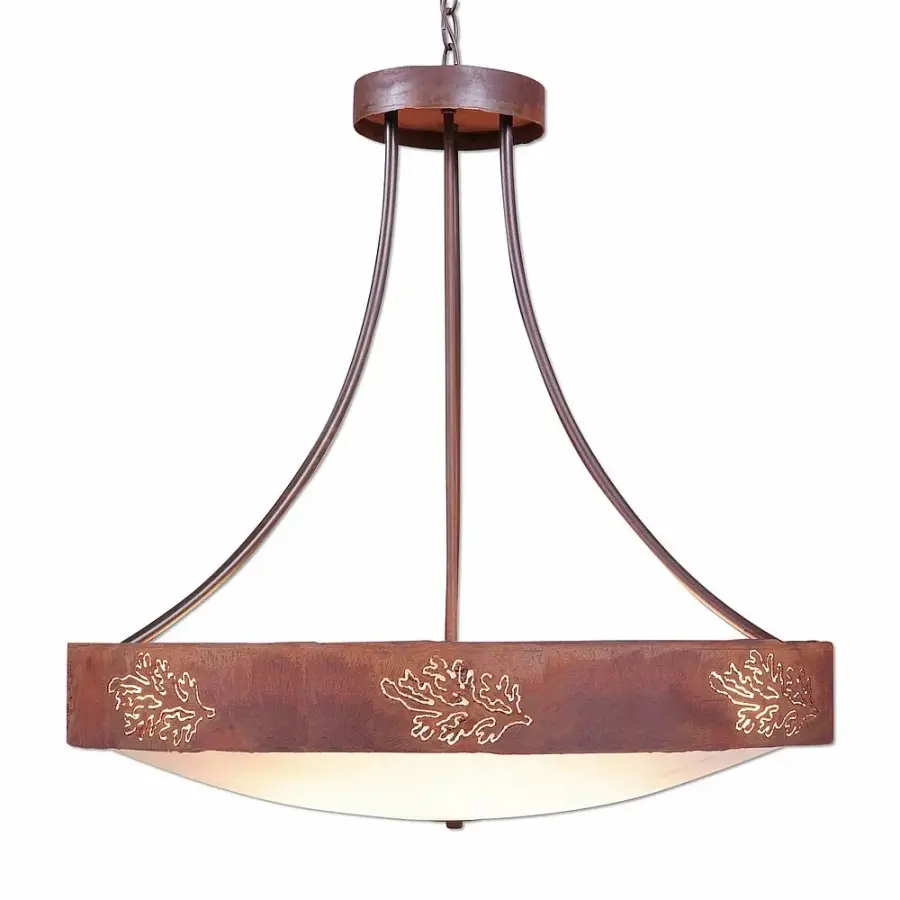 Ridgemont Cedar Bough Cutout Seven Light Chandelier