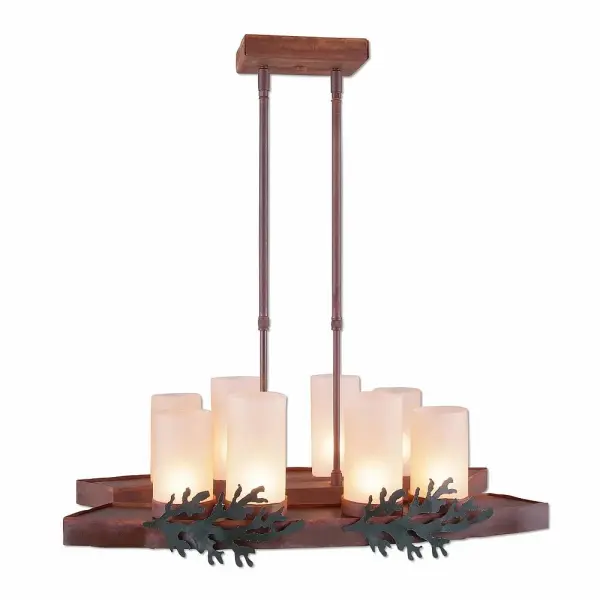 Wisley Cedar Bough 14-Light Island Pendant
