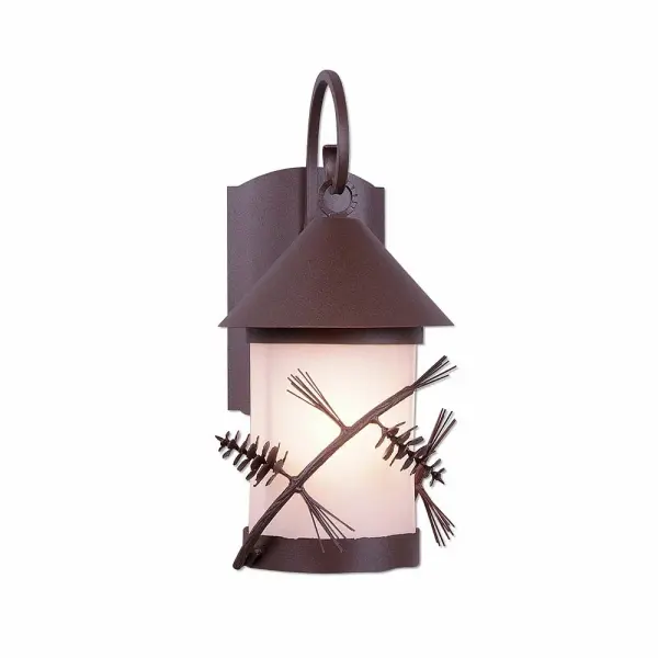 Vista Pine Cone Rustic Brown Wall Sconce