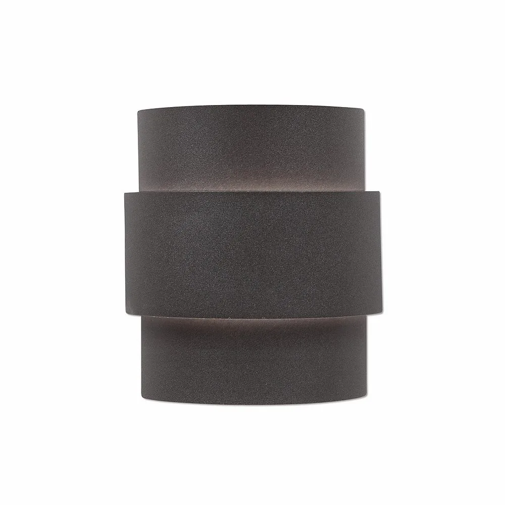 Northridge-Rustic Plain One Light Wall Sconce in Black Iron