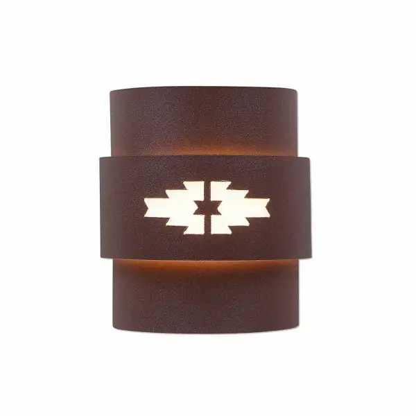 Northridge-Pueblo One Light Wall Sconce in Rustic Brown