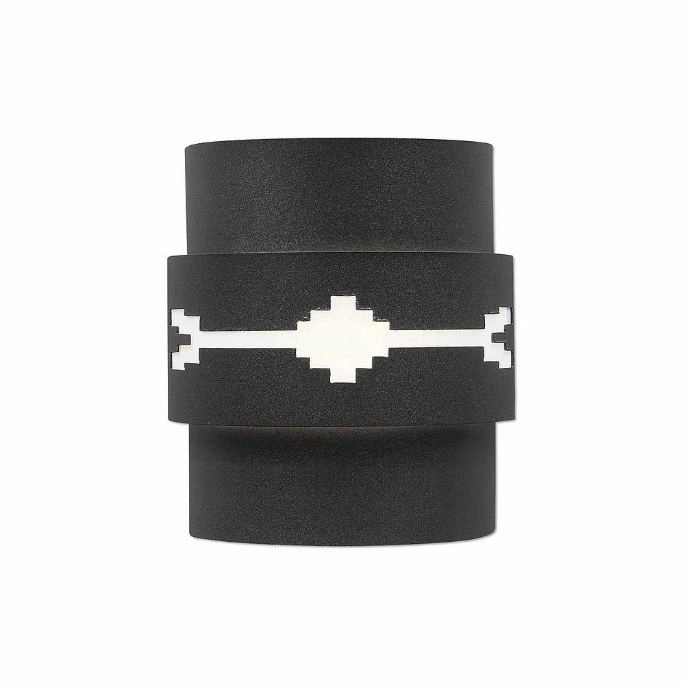 Northridge-Del Rio One Light Wall Sconce in Black Iron