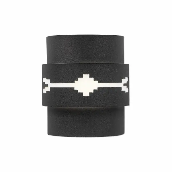 Northridge-Del Rio One Light Wall Sconce in Black Iron