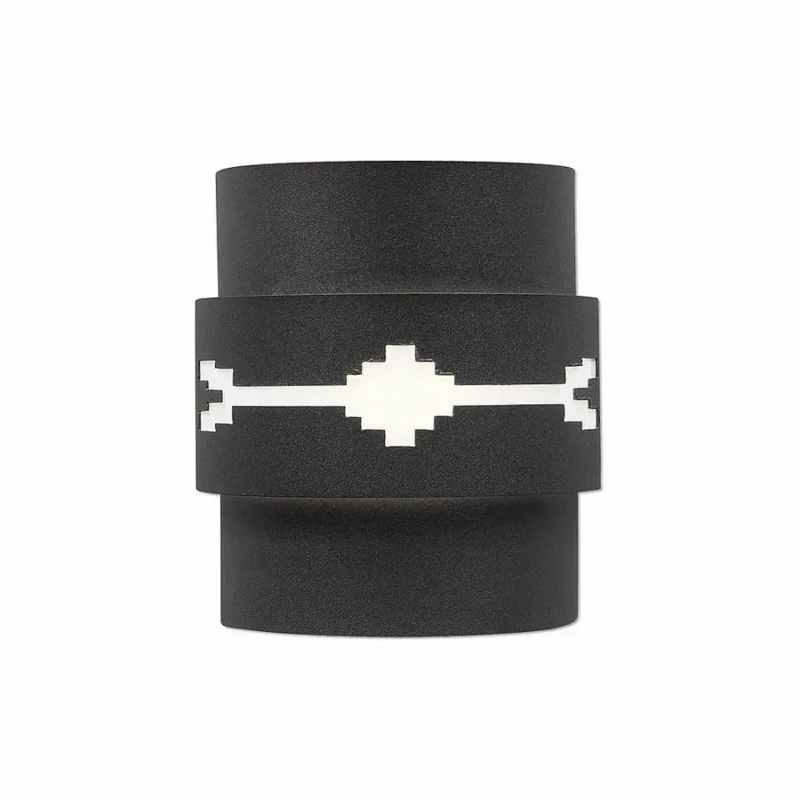 Northridge-Del Rio One Light Wall Sconce in Black Iron