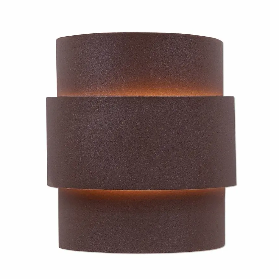 Northridge Rustic Plain Two Light Wall Sconce