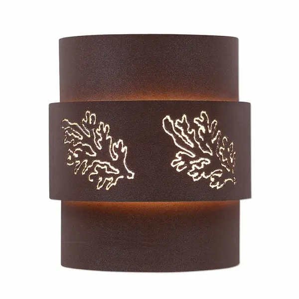 Northridge Cedar Bough Cutout Two Light Wall Sconce