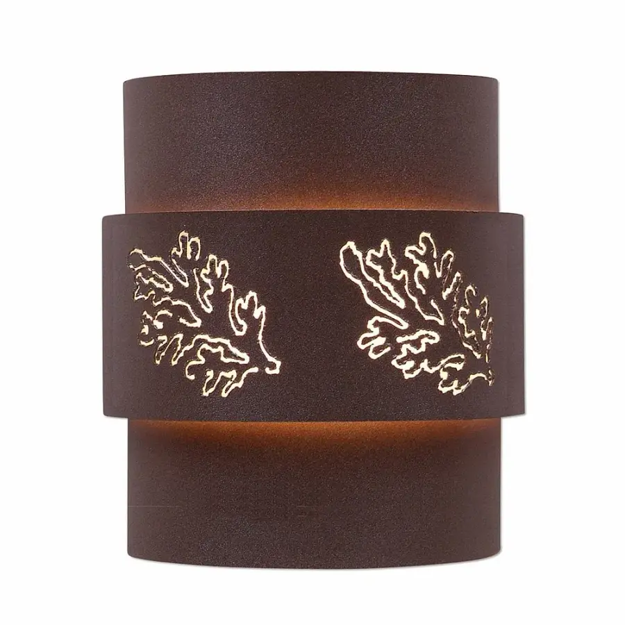 Northridge Cedar Bough Cutout Two Light Wall Sconce