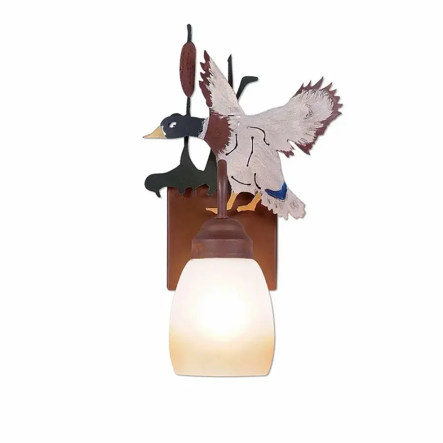 Wasatch Mallard Duck One Light Wall Sconce