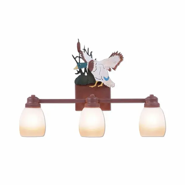 Parkshire Mallard Duck 3-Light Bath Vanity Light