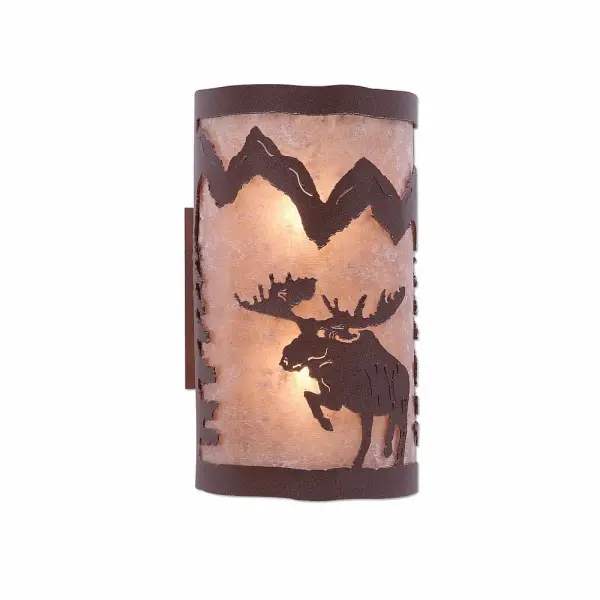 Kincaid Alaska Moose Two Light Wall Sconce